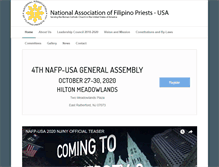Tablet Screenshot of nafp-usa.org